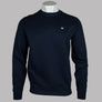 Weekend Offender Ferrer Fleece Back Sweatshirt Navy