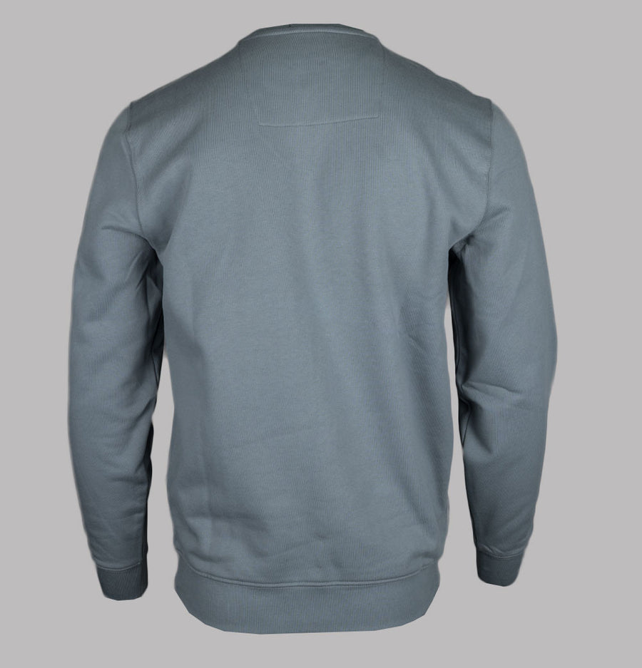 Weekend Offender Ferrer Fleece Back Sweatshirt Porpoise Grey
