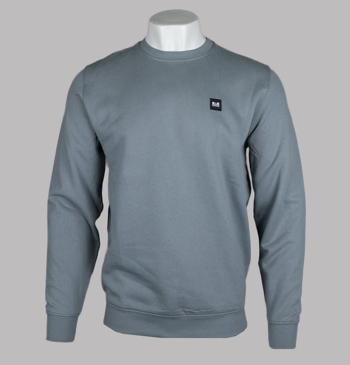 Weekend Offender Ferrer Fleece Back Sweatshirt Porpoise Grey
