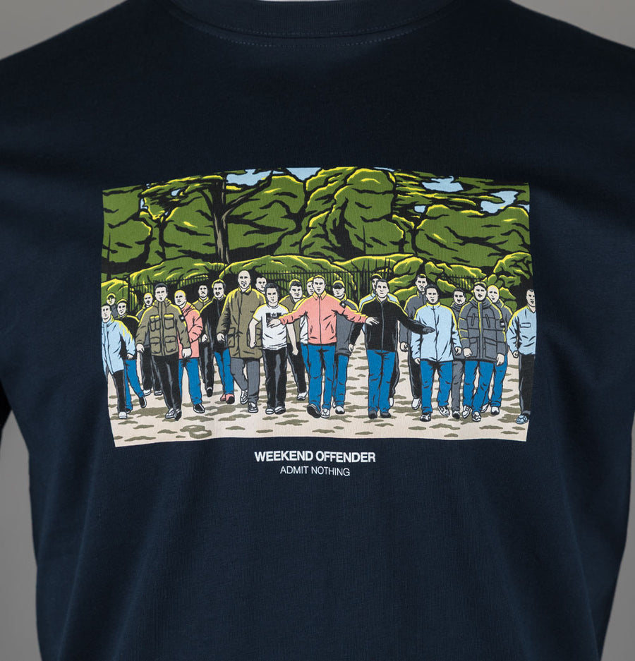 Weekend Offender GSE Graphic T-Shirt Navy