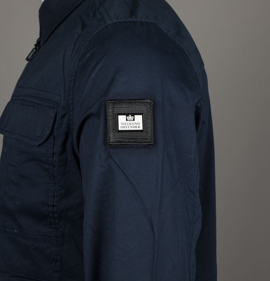 Weekend Offender Graniteville Utility Overshirt Navy