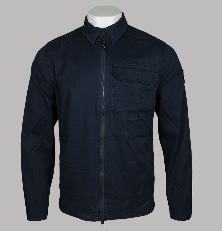 Weekend Offender Graniteville Utility Overshirt Navy