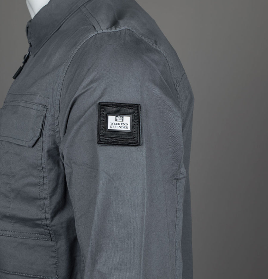 Weekend Offender Graniteville Utility Overshirt Zinc