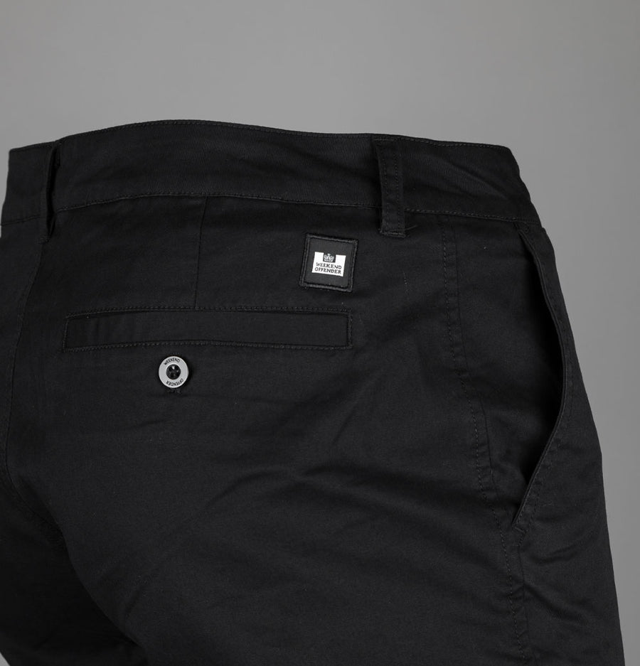 Weekend Offender Ivan Chino Shorts Black