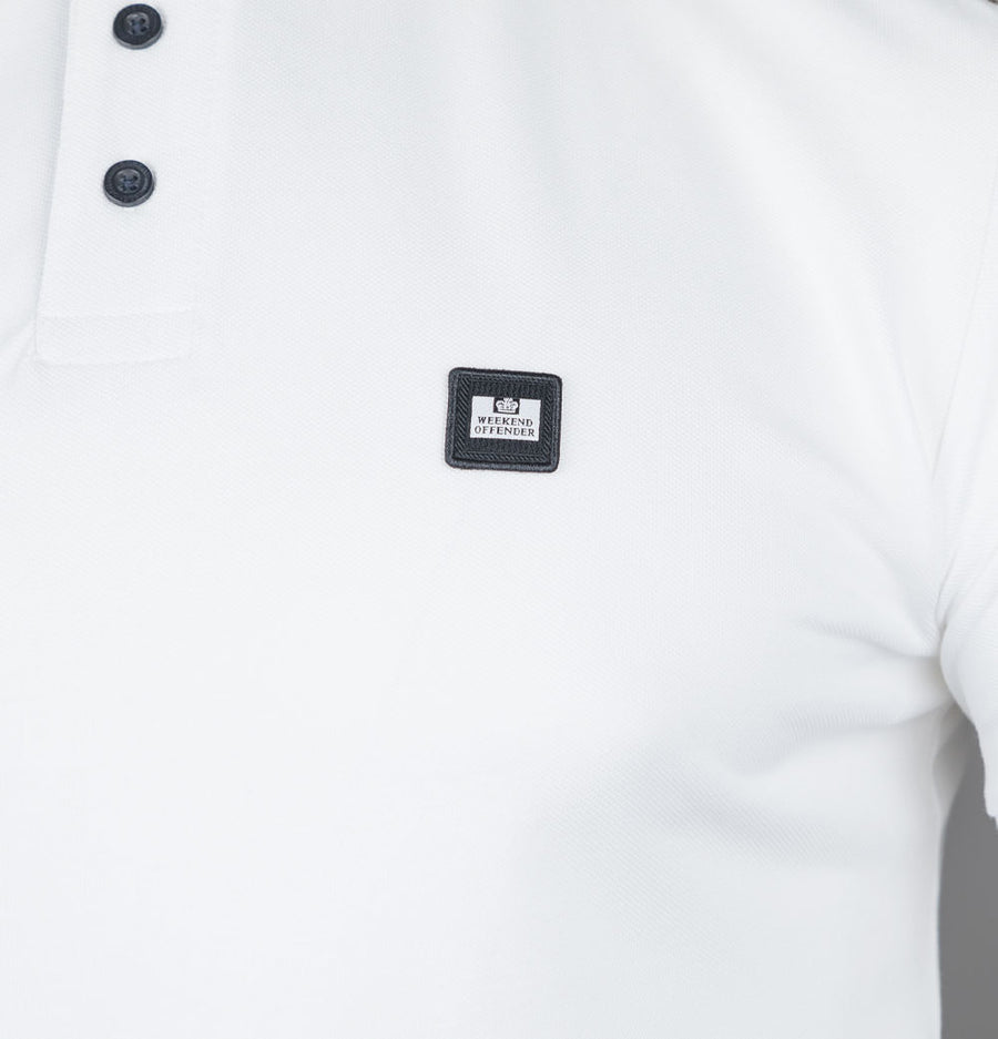 Weekend Offender Jacobs Polo Shirt White