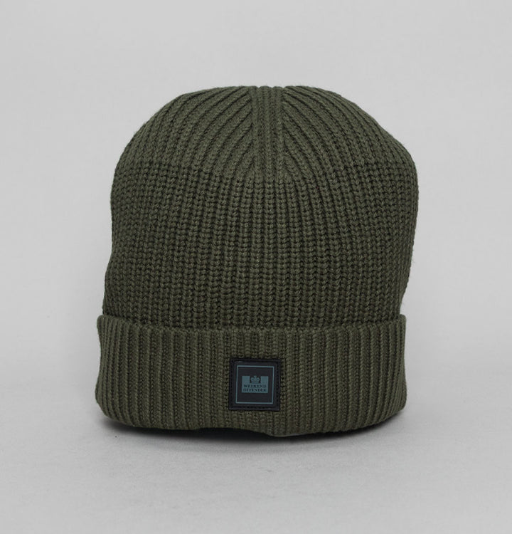 Weekend Offender Kettama Ribbed Beanie Black Forest