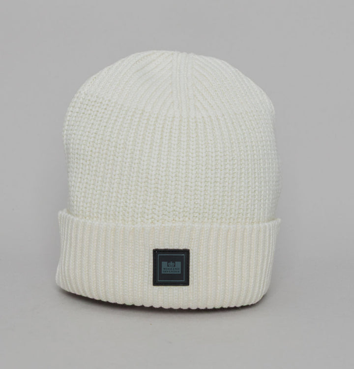 Weekend Offender Kettama Ribbed Beanie Ivory