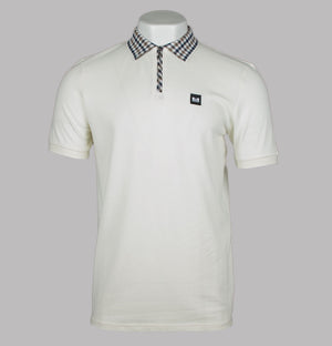 Weekend Offender Lachine Polo Shirt Ghost/Mid House Check