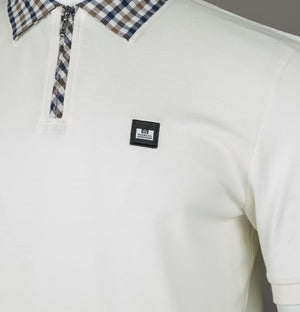 Weekend Offender Lachine Polo Shirt Ghost/Mid House Check