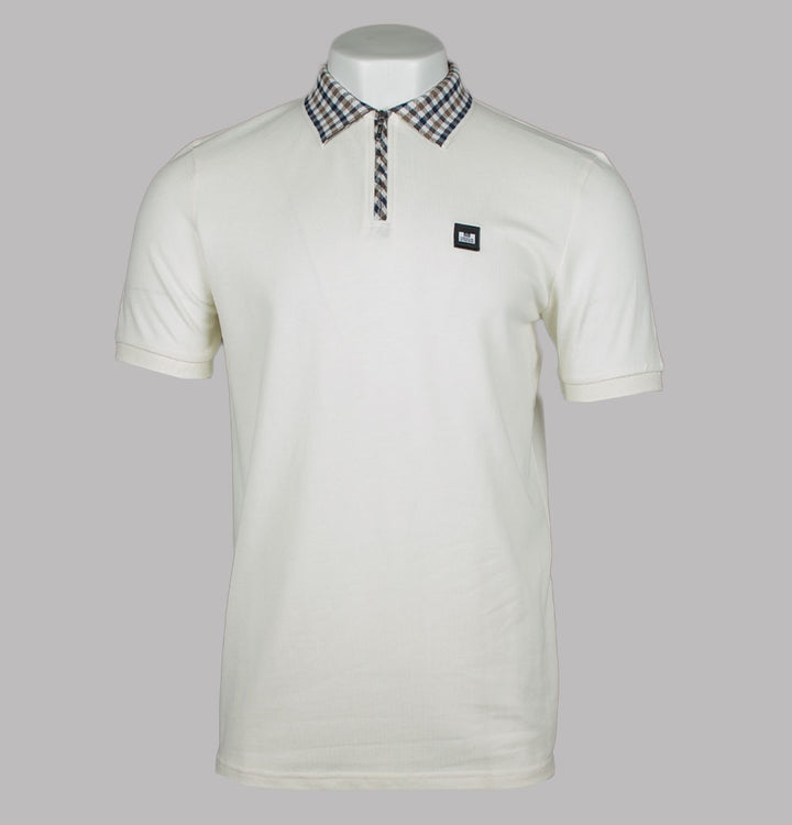 Weekend Offender Lachine Polo Shirt Ghost/Mid House Check