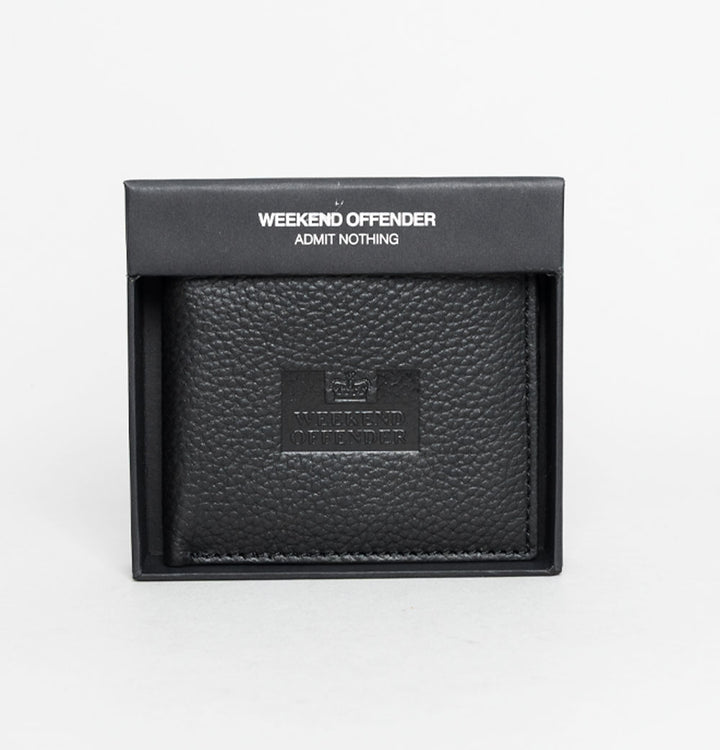 Weekend Offender Leather Billfold Wallet Black