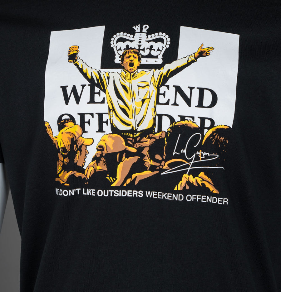 Weekend Offender Leo Gregory Graphic T-Shirt Black