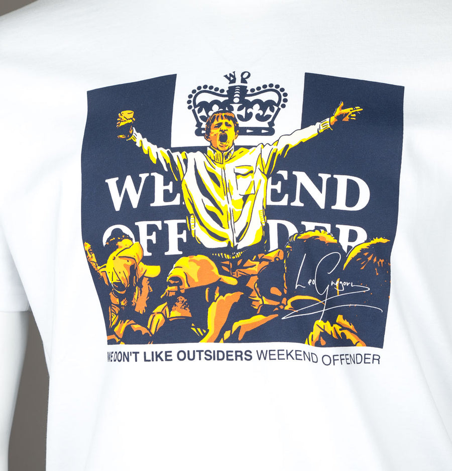 Weekend Offender Leo Gregory Graphic T-Shirt White