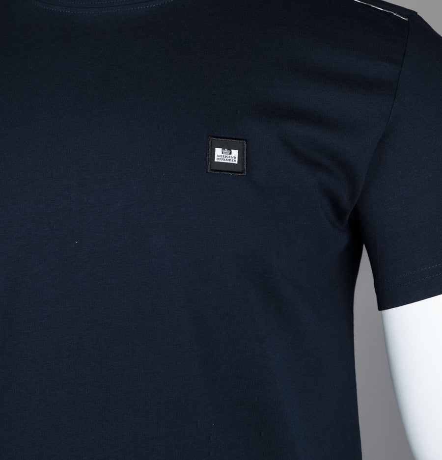 Weekend Offender Manuel T-Shirt Navy Blue