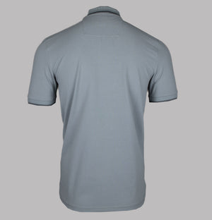 Weekend Offender Monti Zip Polo Shirt Smokey/Zinc