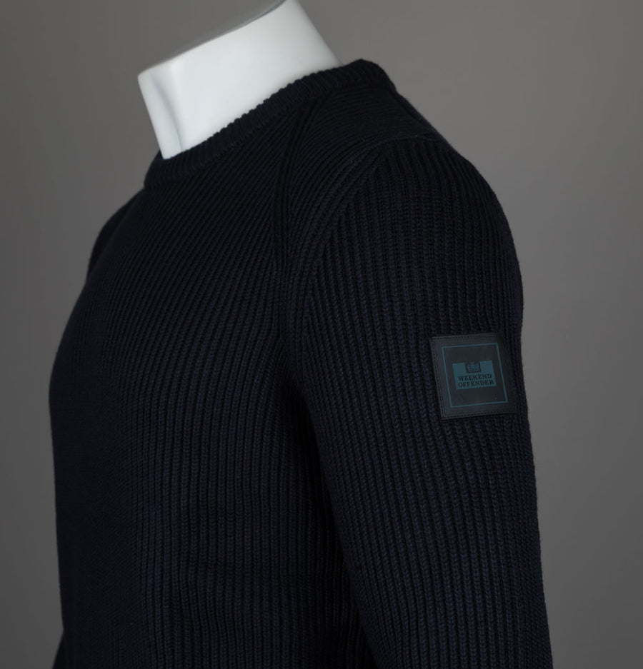 Weekend Offender Morello Knitted Jumper Navy