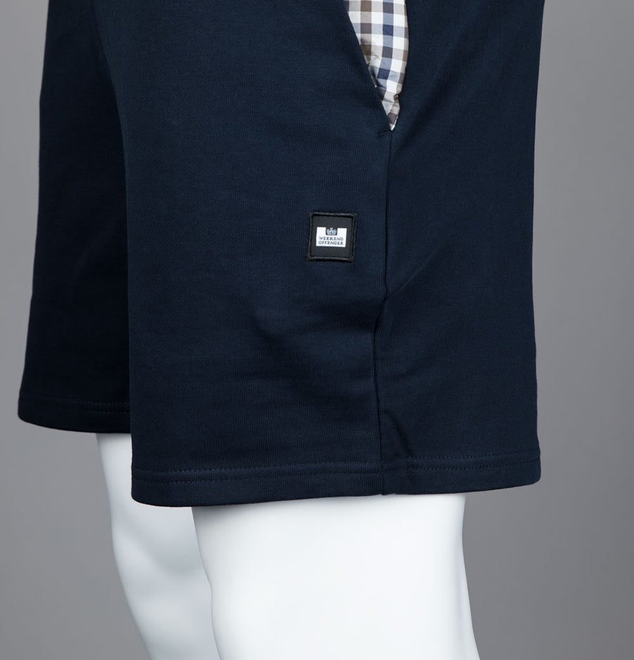 Weekend Offender Pankow Shorts Navy/Mid House Check