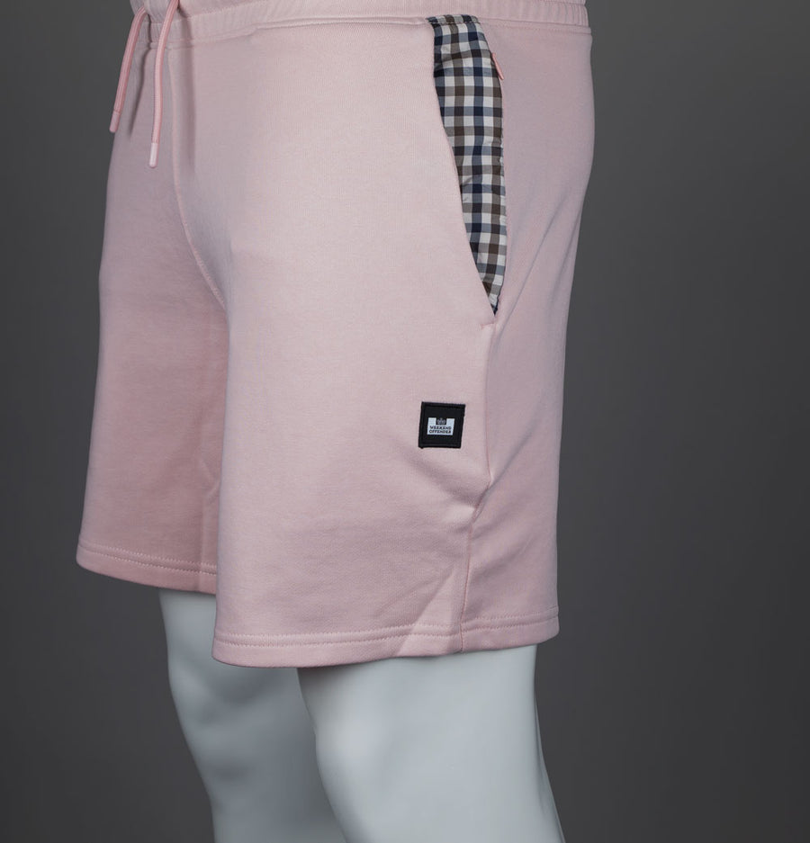 Weekend Offender Pankow Shorts Pale Blush/Mid House Check