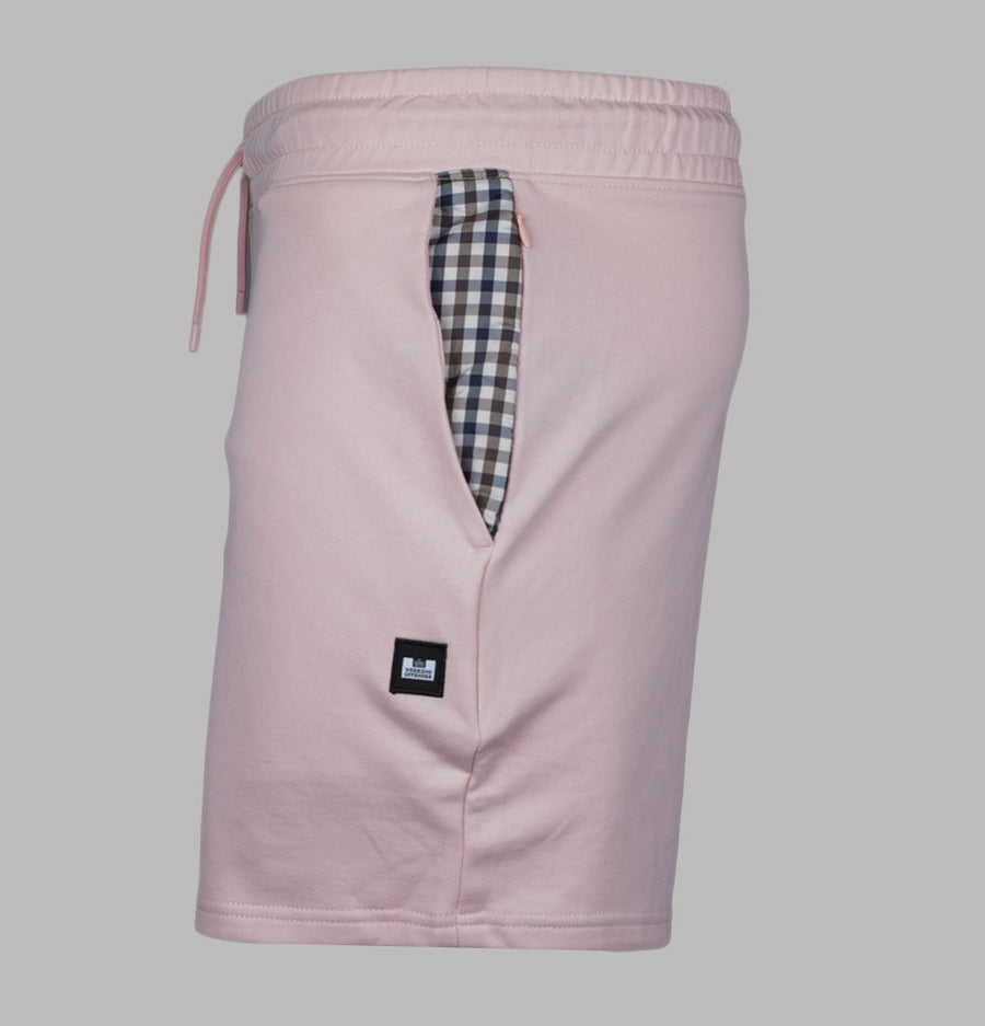 Weekend Offender Pankow Shorts Pale Blush/Mid House Check