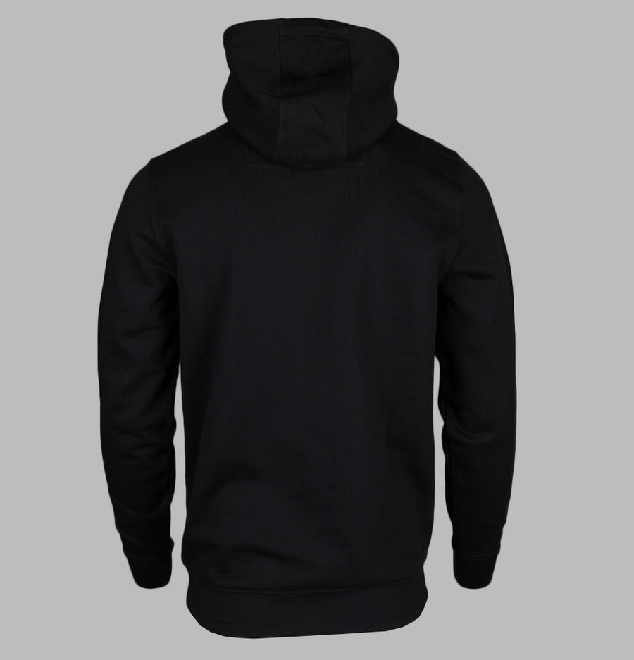 Weekend Offender Ribbe Fleece Back Hoodie Black