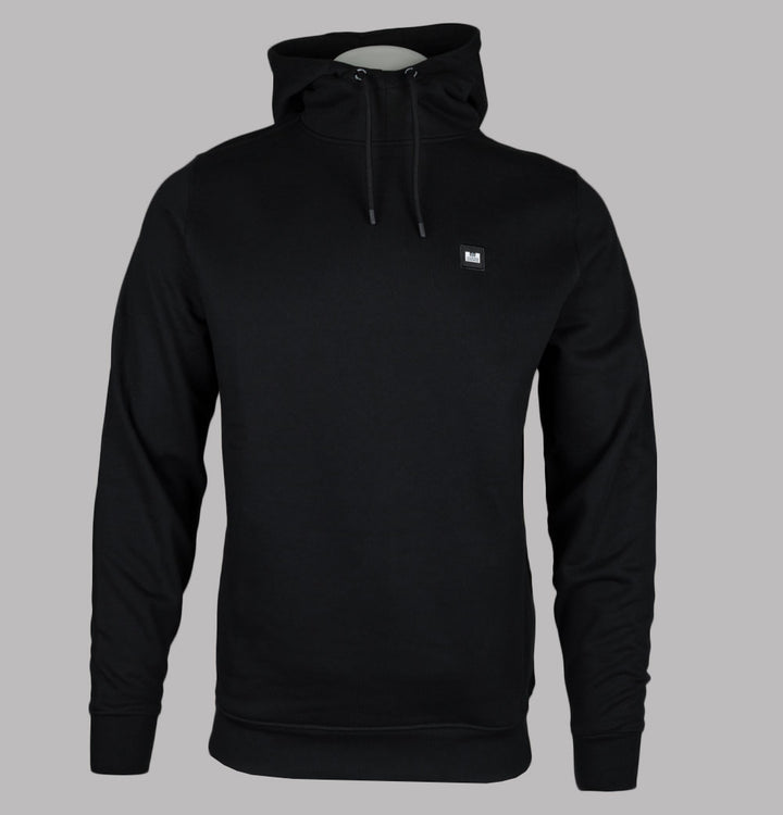 Weekend Offender Ribbe Fleece Back Hoodie Black