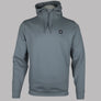 Weekend Offender Ribbe Fleece Back Hoodie Porpoise Grey