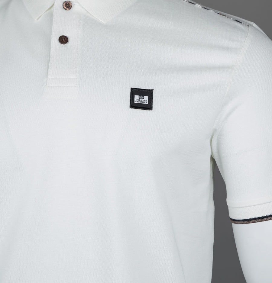 Weekend Offender Sakai Polo Shirt Ghost/Mid House Check
