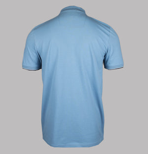 Weekend Offender Sakai Polo Shirt Sea Marine/Mid House Check