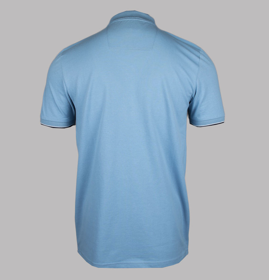 Weekend Offender Sakai Polo Shirt Sea Marine/Mid House Check