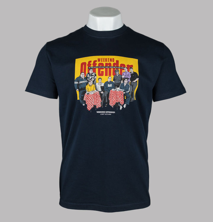 Weekend Offender Satriales Graphic T-Shirt Navy