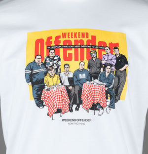 Weekend Offender Satriales Graphic T-Shirt White
