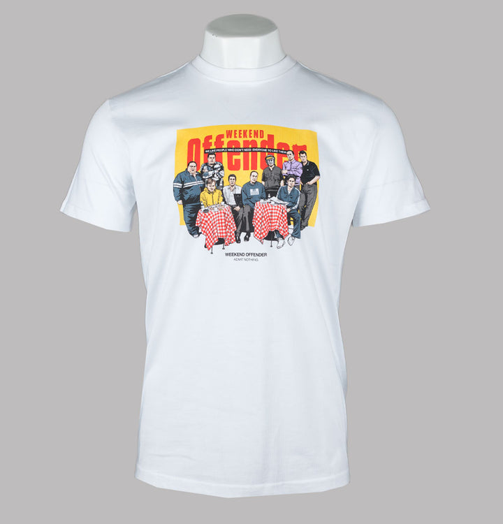 Weekend Offender Satriales Graphic T-Shirt White