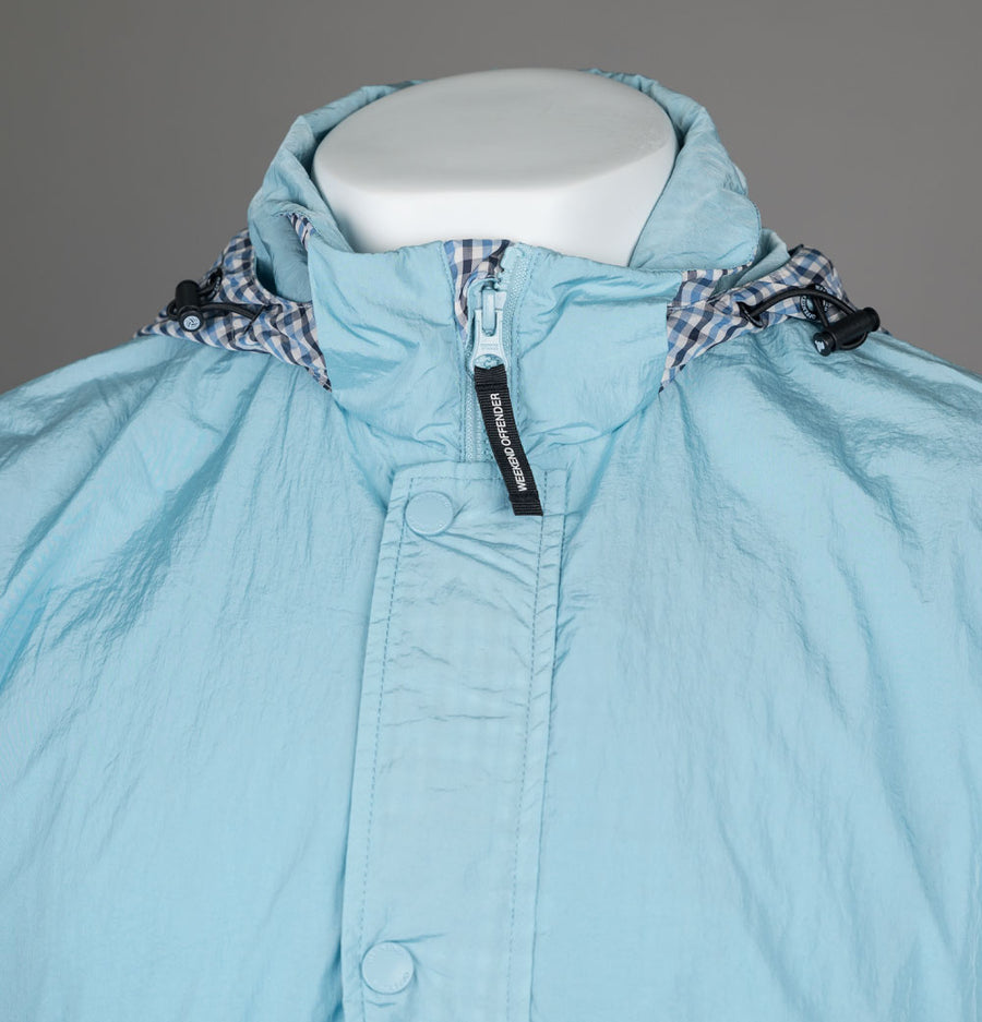 Weekend Offender Saunders Parachute Jacket Winter Sky/Blue House Check