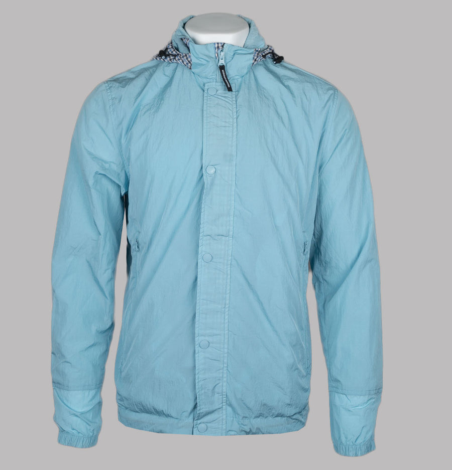 Weekend Offender Saunders Parachute Jacket Winter Sky/Blue House Check