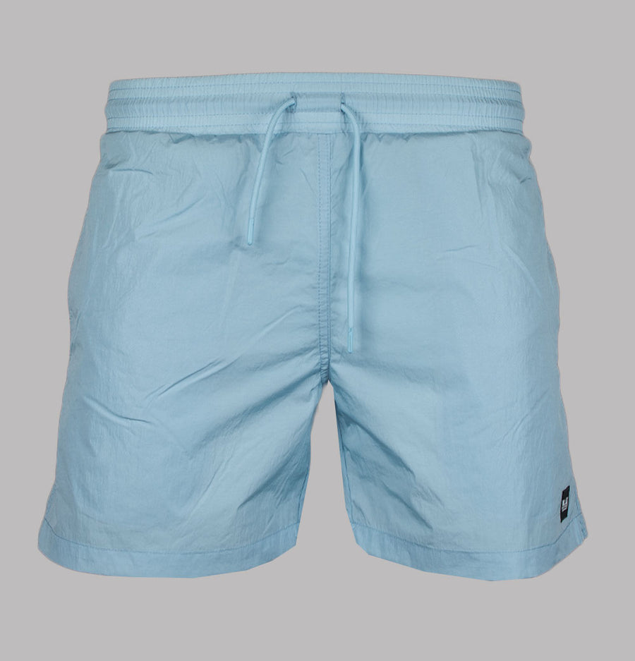 Weekend Offender Stacks Swim Shorts Ocean Wave Blue
