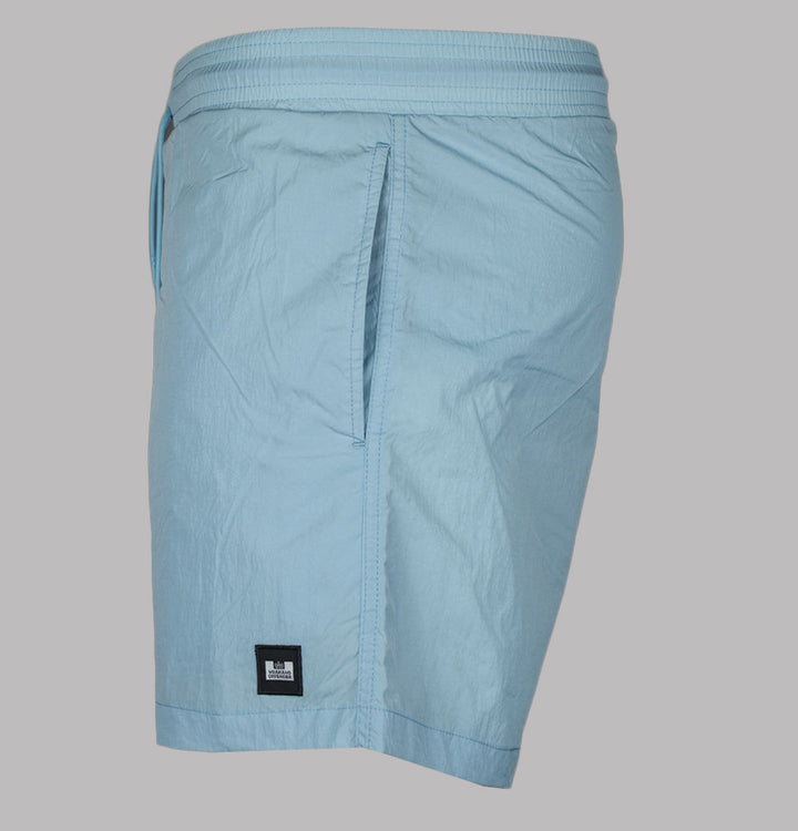 Weekend Offender Stacks Swim Shorts Ocean Wave Blue