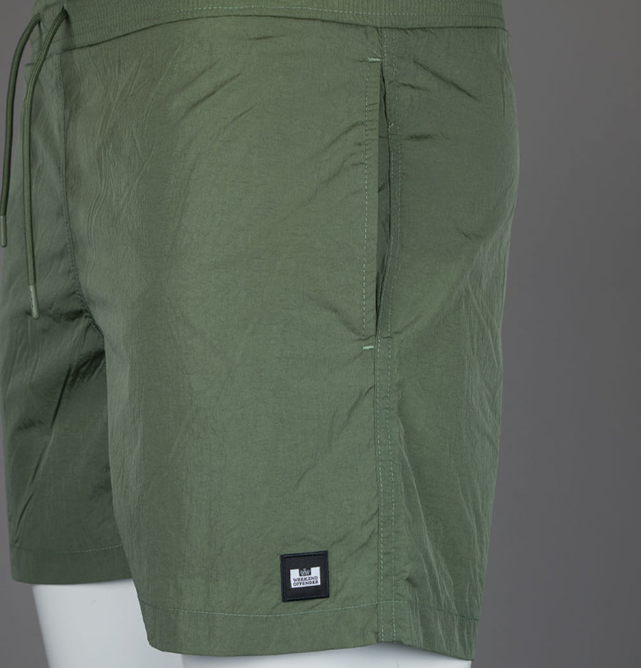 Weekend Offender Stacks Swim Shorts Sapling Green