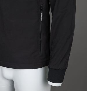 Weekend Offender Stipe Soft Shell Jacket Black