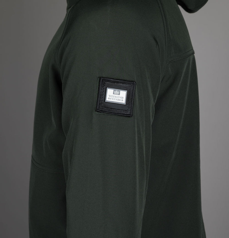 Weekend Offender Stipe Softshell Jacket Black Forest