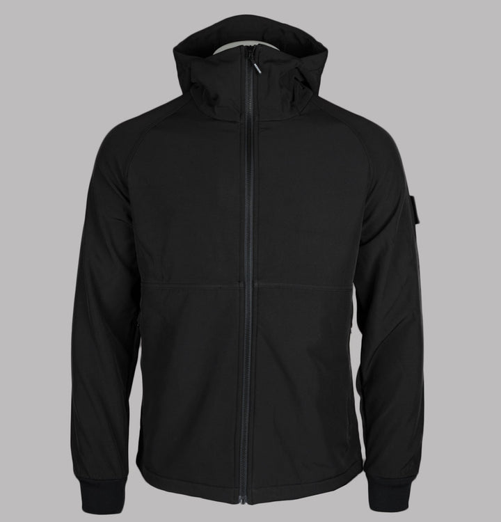 Weekend Offender Stipe Softshell Jacket Black