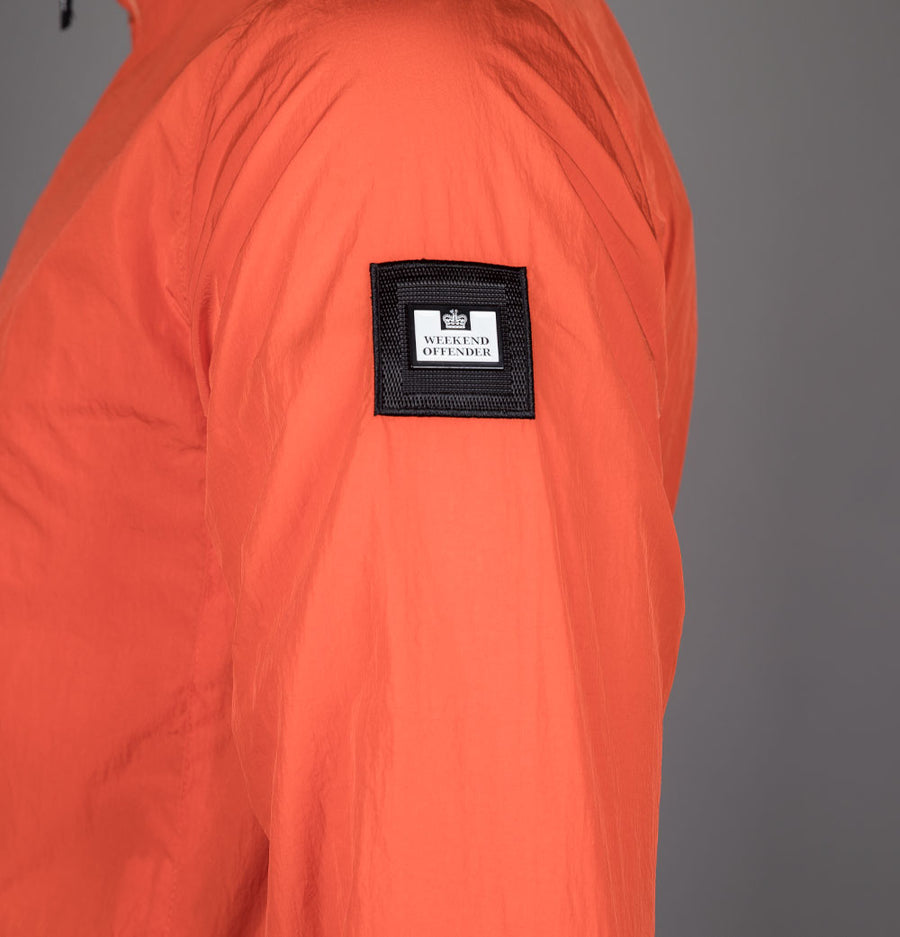 Weekend Offender Technician Windbreaker Orange Fizz