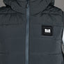 Weekend Offender Toronto Hooded Gilet Cyclone Grey