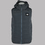 Weekend Offender Toronto Hooded Gilet Cyclone Grey