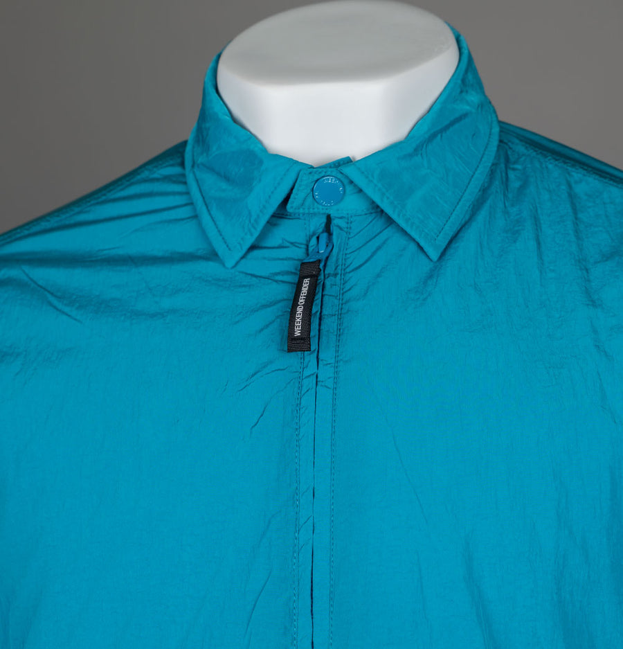 Weekend Offender Vinnie Thermo Over-Shirt Azure Blue