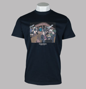 Weekend Offender Wyndham Graphic T-Shirt Navy