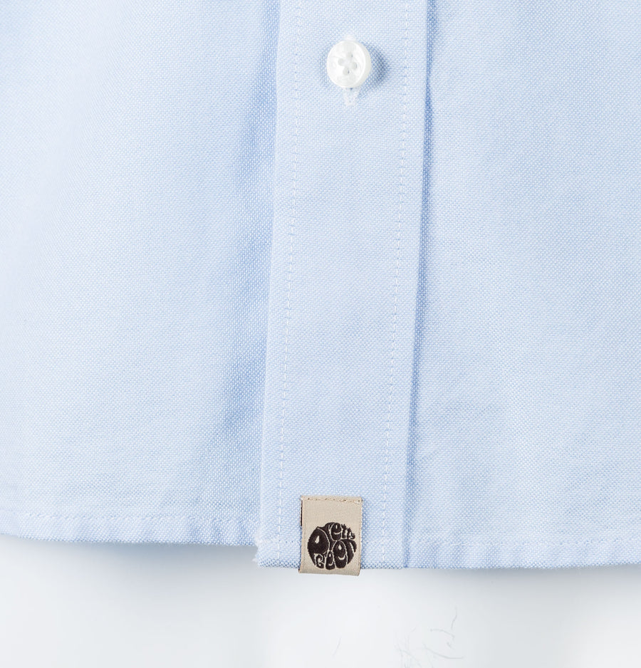 Pretty Green Sterling L/S Oxford Shirt Sky Blue