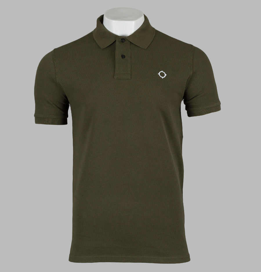 Ma.Strum Pique Icon Polo Shirt Light Khaki