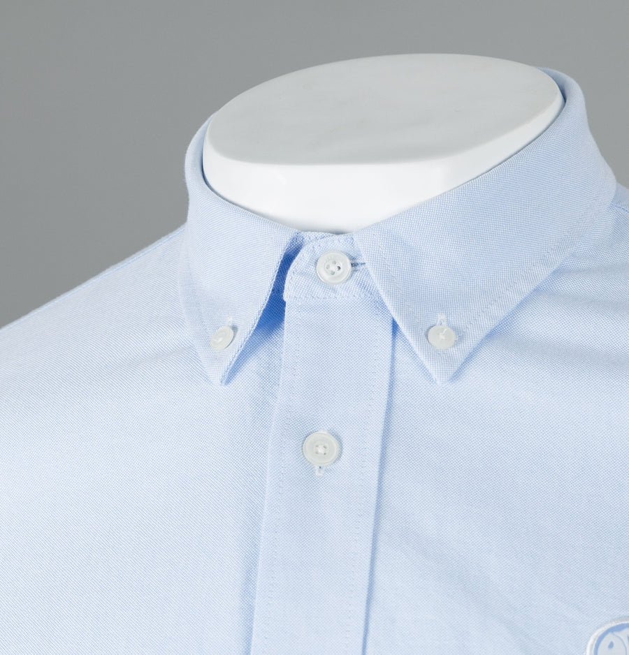 Pretty Green Sterling L/S Oxford Shirt Sky Blue