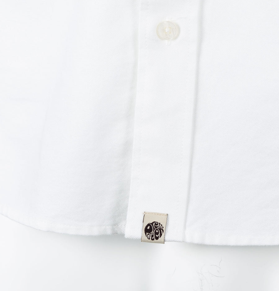 Pretty Green Sterling L/S Oxford Shirt White