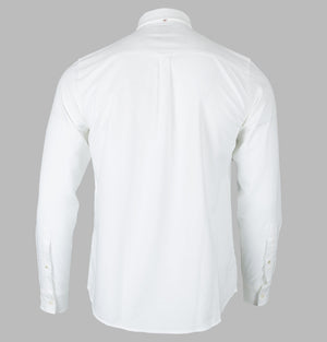 Pretty Green Sterling L/S Oxford Shirt White